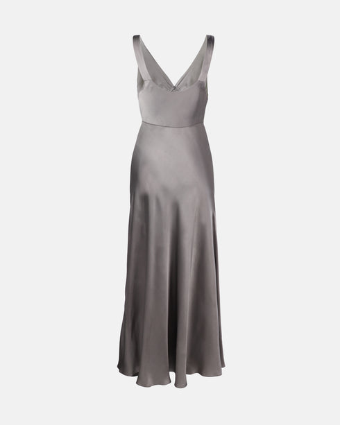 Grey Silk Slip